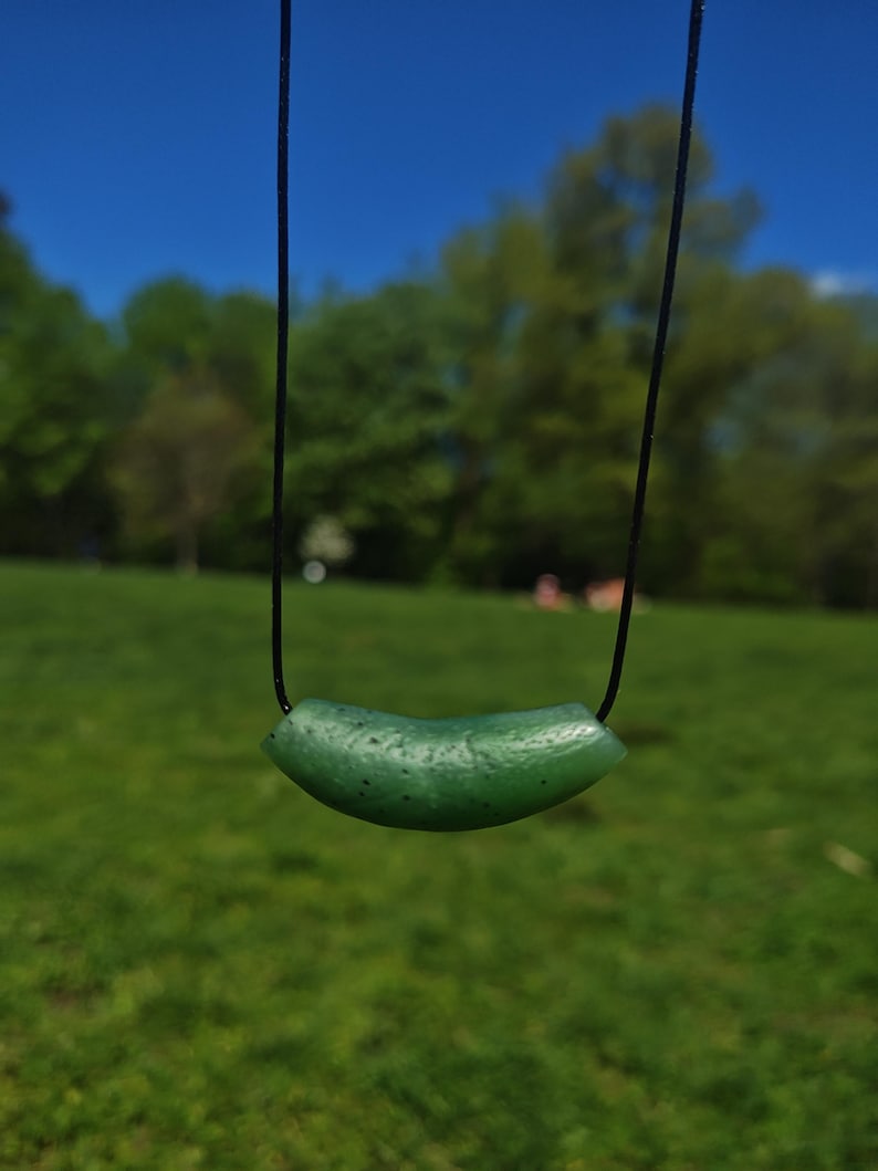 Hand-Crafted Certified Canadian Nephrite Jade Pendant