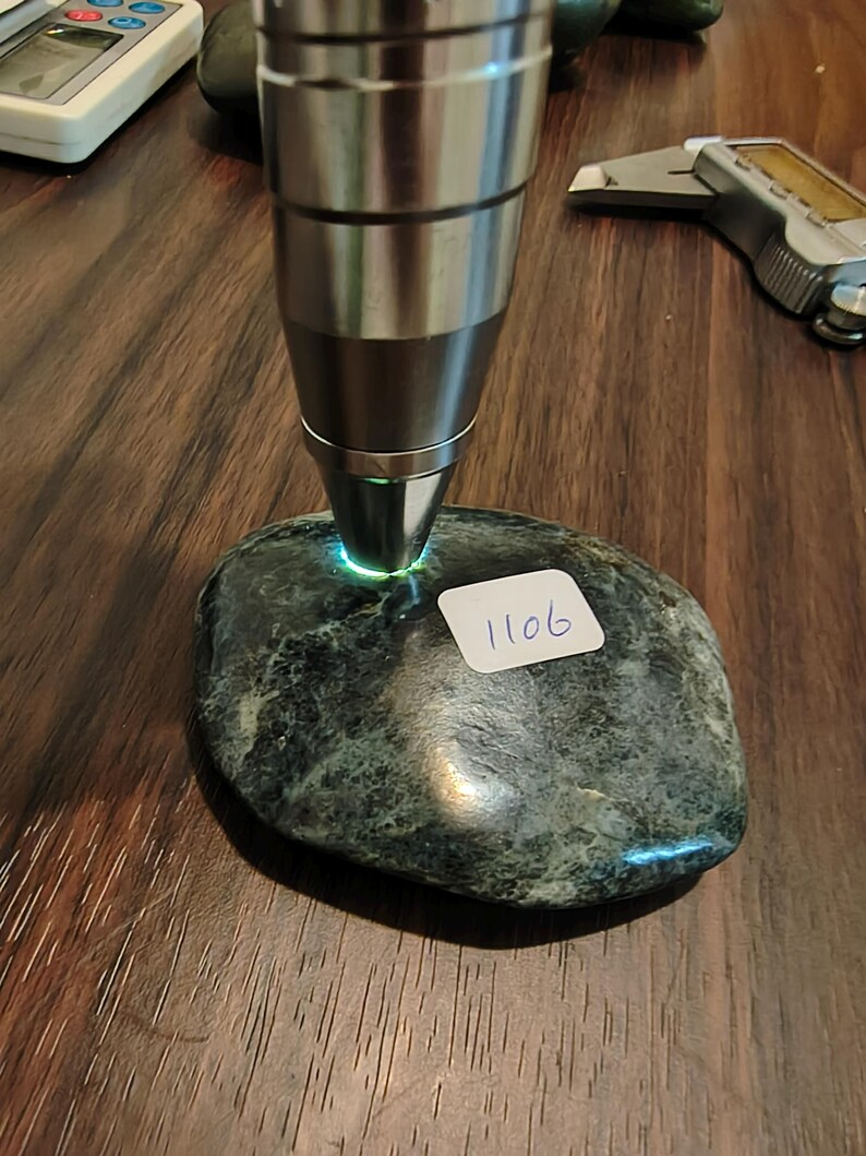 Dive Piece! Ocean Polish Rare Big Sur Jade Palm Stone - Image 9