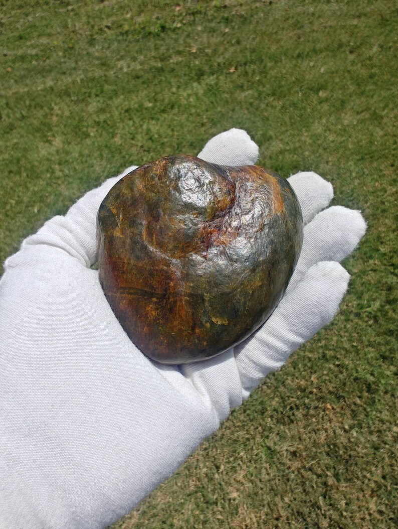 Dive Piece! Natural Big Sur Nephrite Jade Oceab Polish 美国碧玉籽料 - Image 8
