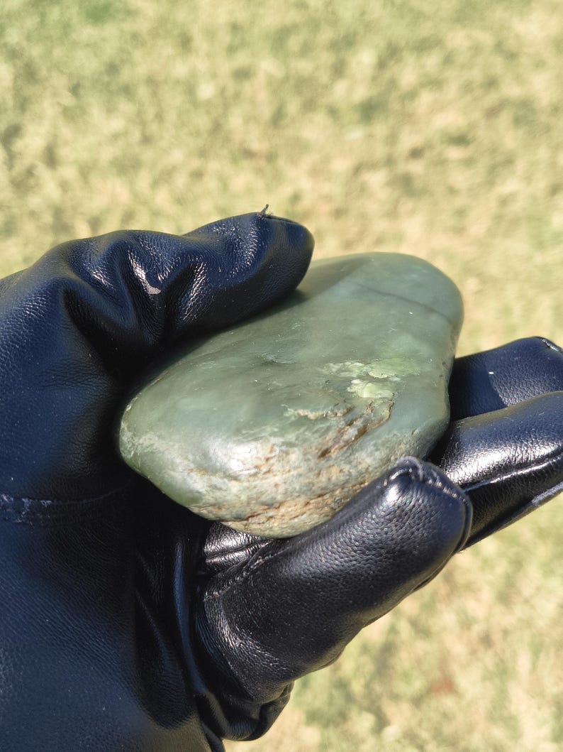 Dive Piece! Ocean Polish Big Sur Jade Palm Stone - Image 5