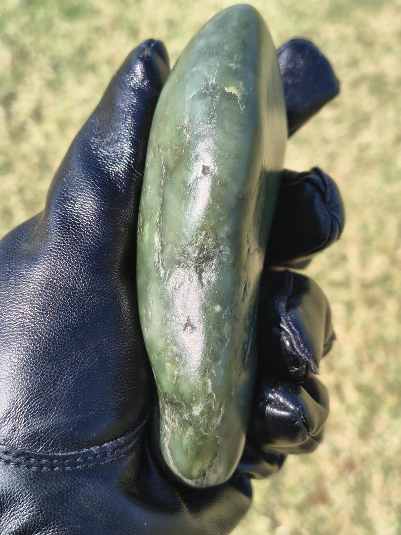 Dive Piece! Ocean Polish Big Sur Jade Palm Stone - Image 6