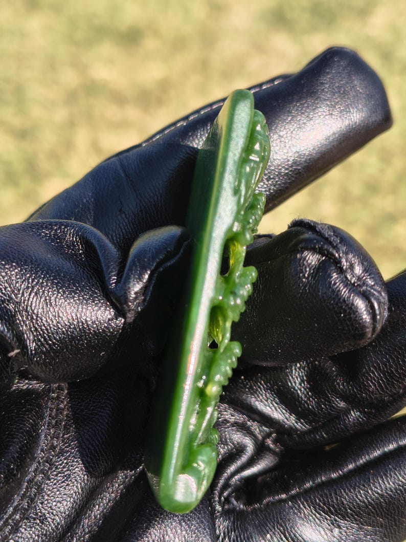 Authentic Nephrite Jade Hand Carved Stereo Landscape (Lab Certified Himalayan Jade) - Image 6