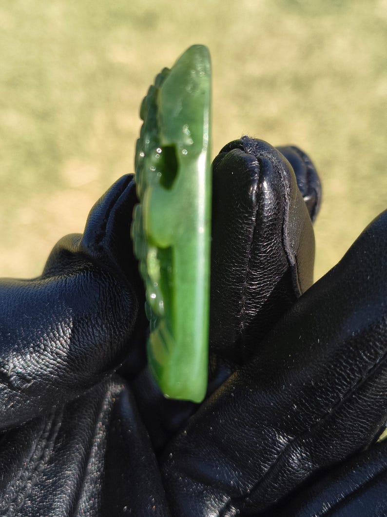Authentic Nephrite Jade Hand Carved Stereo Landscape (Lab Certified Himalayan Jade) - Image 3