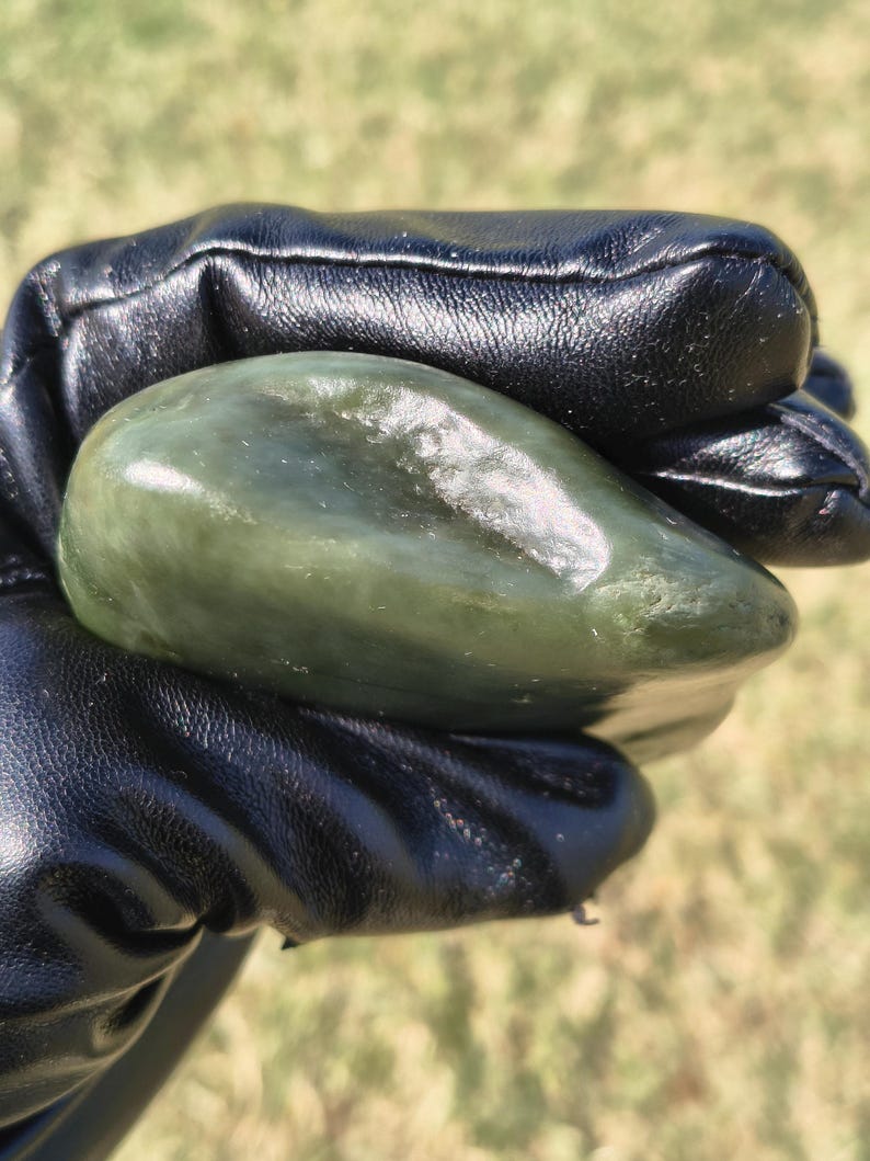 Dive Piece! Ocean Polish Big Sur Jade Palm Stone - Image 8