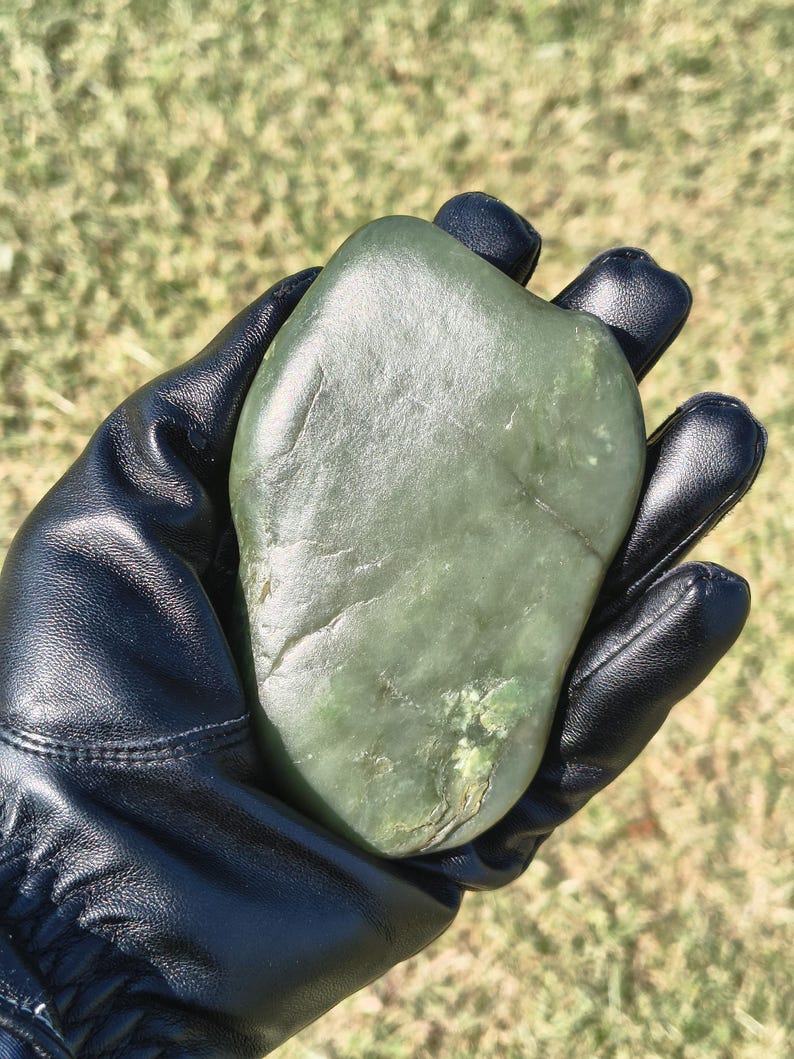 Dive Piece! Ocean Polish Big Sur Jade Palm Stone - Image 7