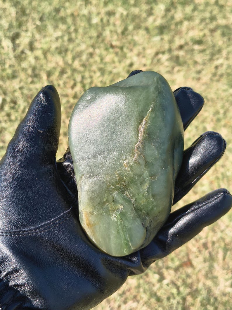 Dive Piece! Ocean Polish Big Sur Jade Palm Stone - Image 4