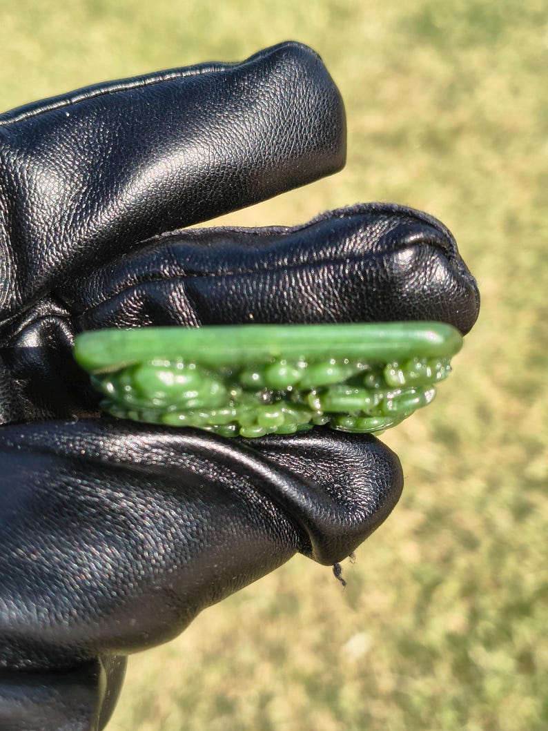 Authentic Nephrite Jade Hand Carved Stereo Landscape (Lab Certified Himalayan Jade) - Image 4