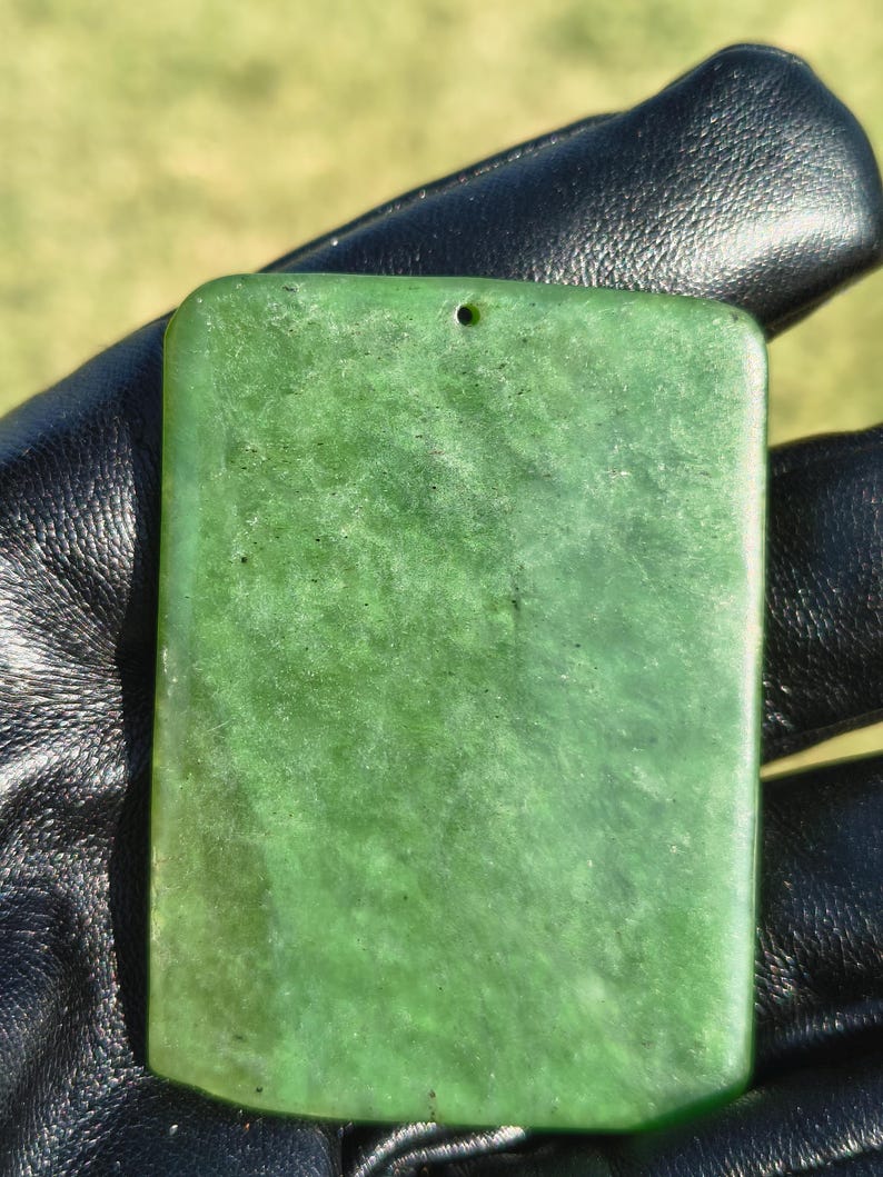 Authentic Nephrite Jade Hand Carved Stereo Landscape (Lab Certified Himalayan Jade) - Image 2