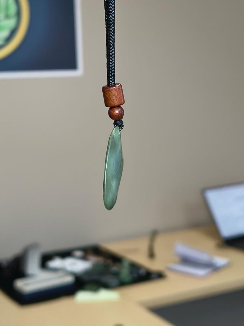 Californian Big Sur Nephrite Jade - Hand Polished Stone - Image 3