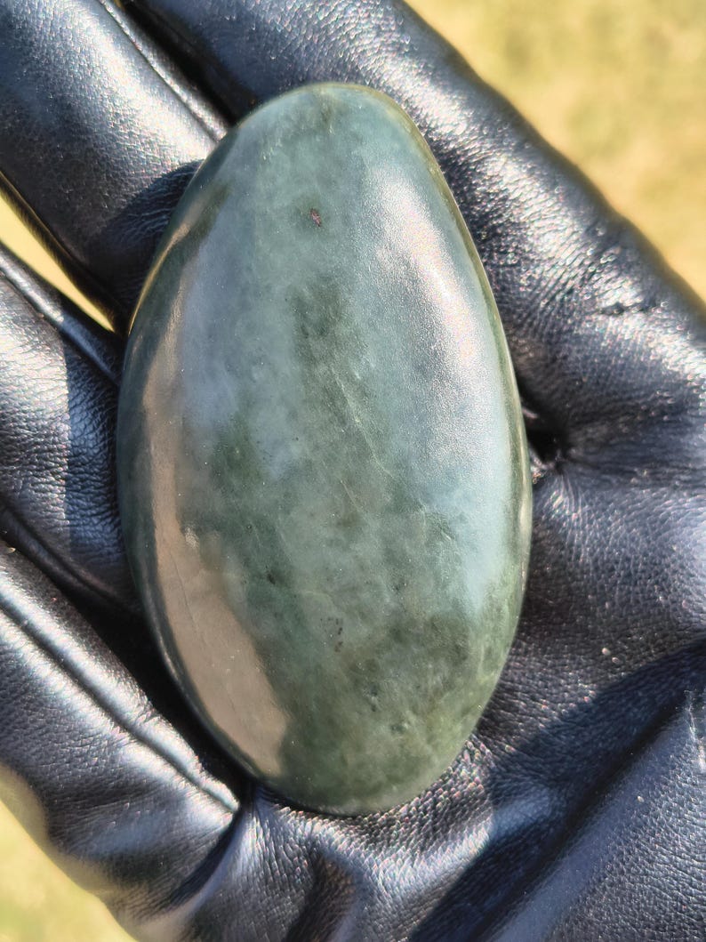 Californian Big Sur Nephrite Jade - Hand Polished Stone