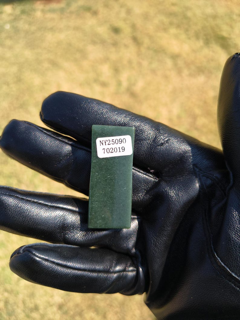 Certified Handmade Authentic Nephrite Jade Human face Pendant (Not Big Sur Jade) - Image 8