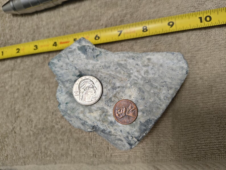 2lbs! Huge! Guatemalan Blue-Green Jadeite Rough – Carving Stone for Learners - Image 4