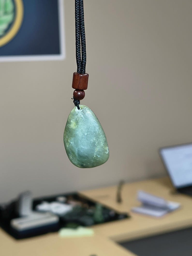 Californian Big Sur Nephrite Jade - Hand Polished Stone - Image 2