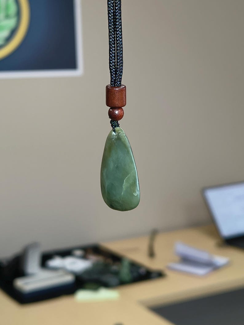 Californian Big Sur Nephrite Jade - Hand Polished Stone - Image 5