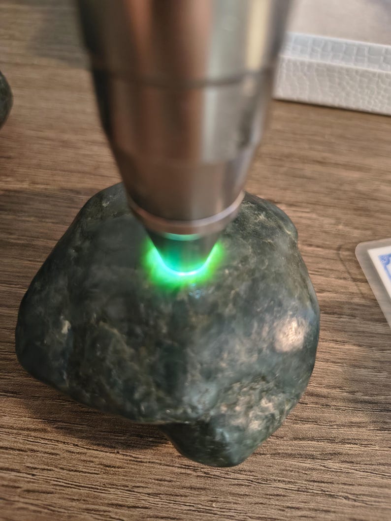 Authentic Big Sur Blue Jade Stone - Hand-polished - Image 9